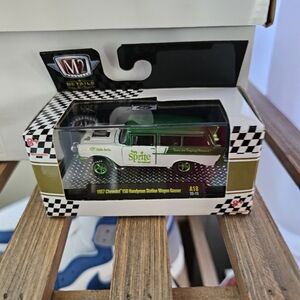 M2 CHASE! Diecast car sprite 1957 chevy 150 handyman station wagon gasser